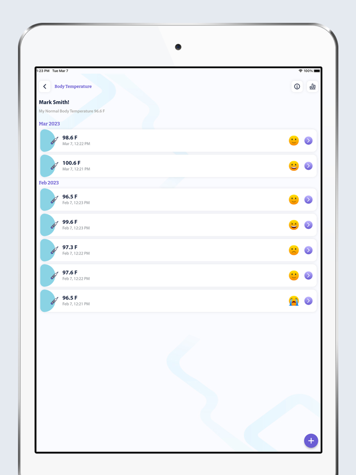 Fever Diary - Body Temperature