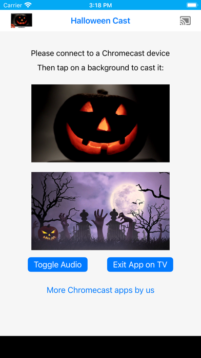 Screenshot #2 pour Halloween on TV for Chromecast