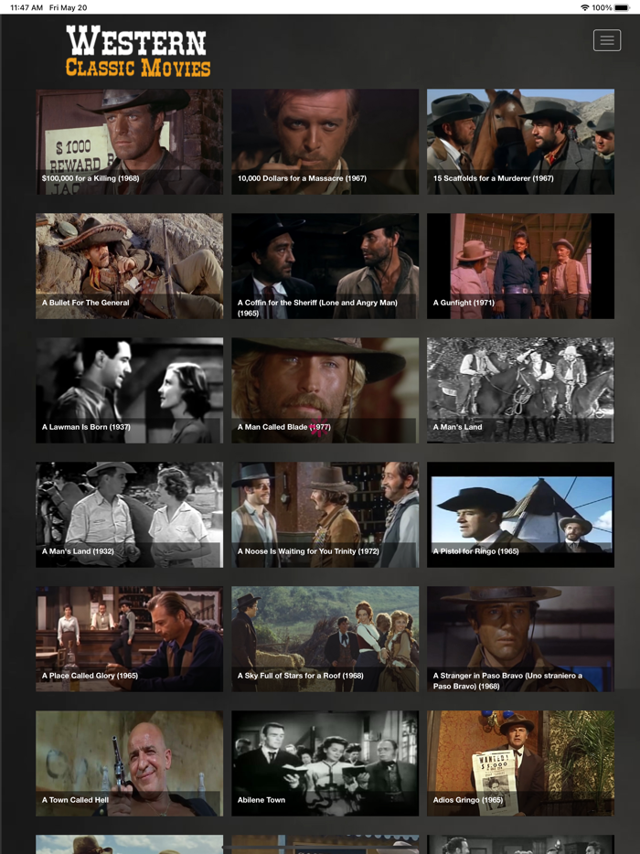 Western Classic Movies