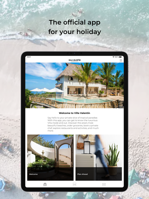 Villa Valentin iPad screenshot 1 - Travel app