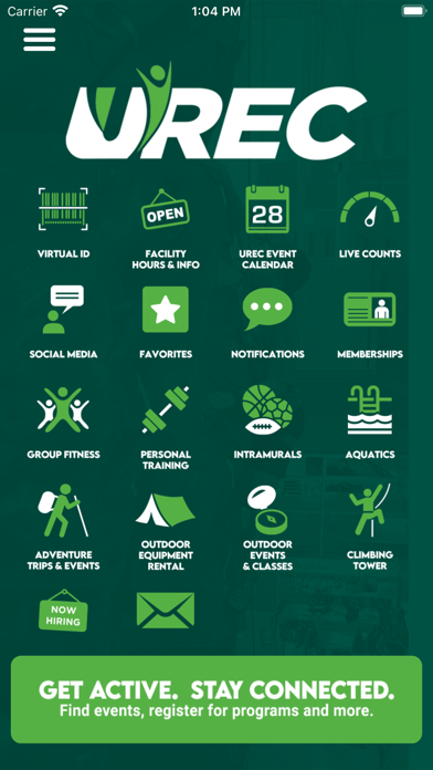 UREC at UW-Green Bay Screenshot