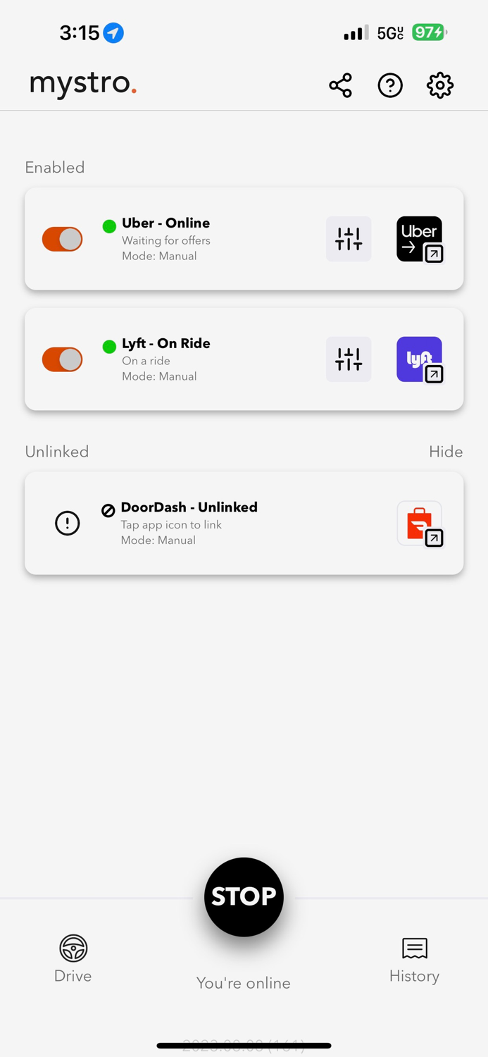 Mystro Driver Drive and Deliver
