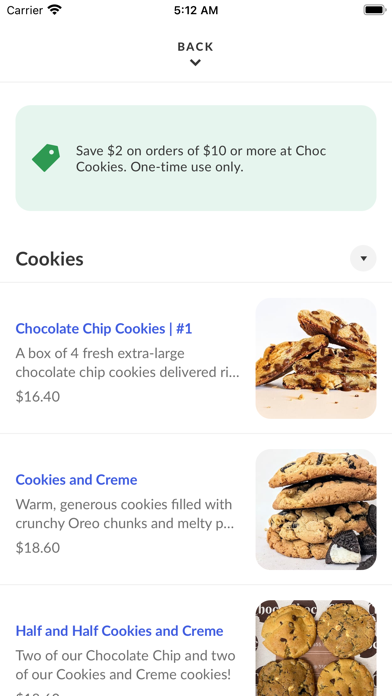 Choc Cookies Screenshot