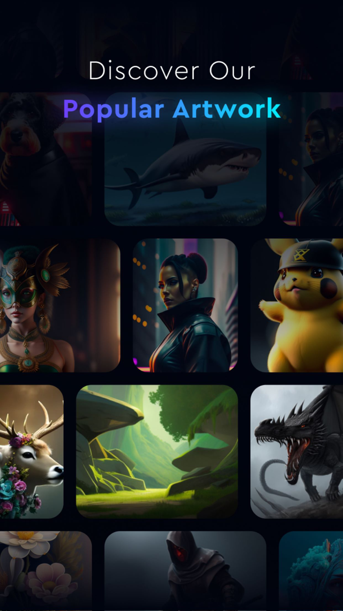 AI Art and Image Generator Zoto