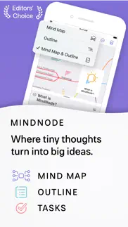 mindnode - mind map & outline iphone screenshot 1