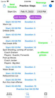 coach practice planner iphone screenshot 2