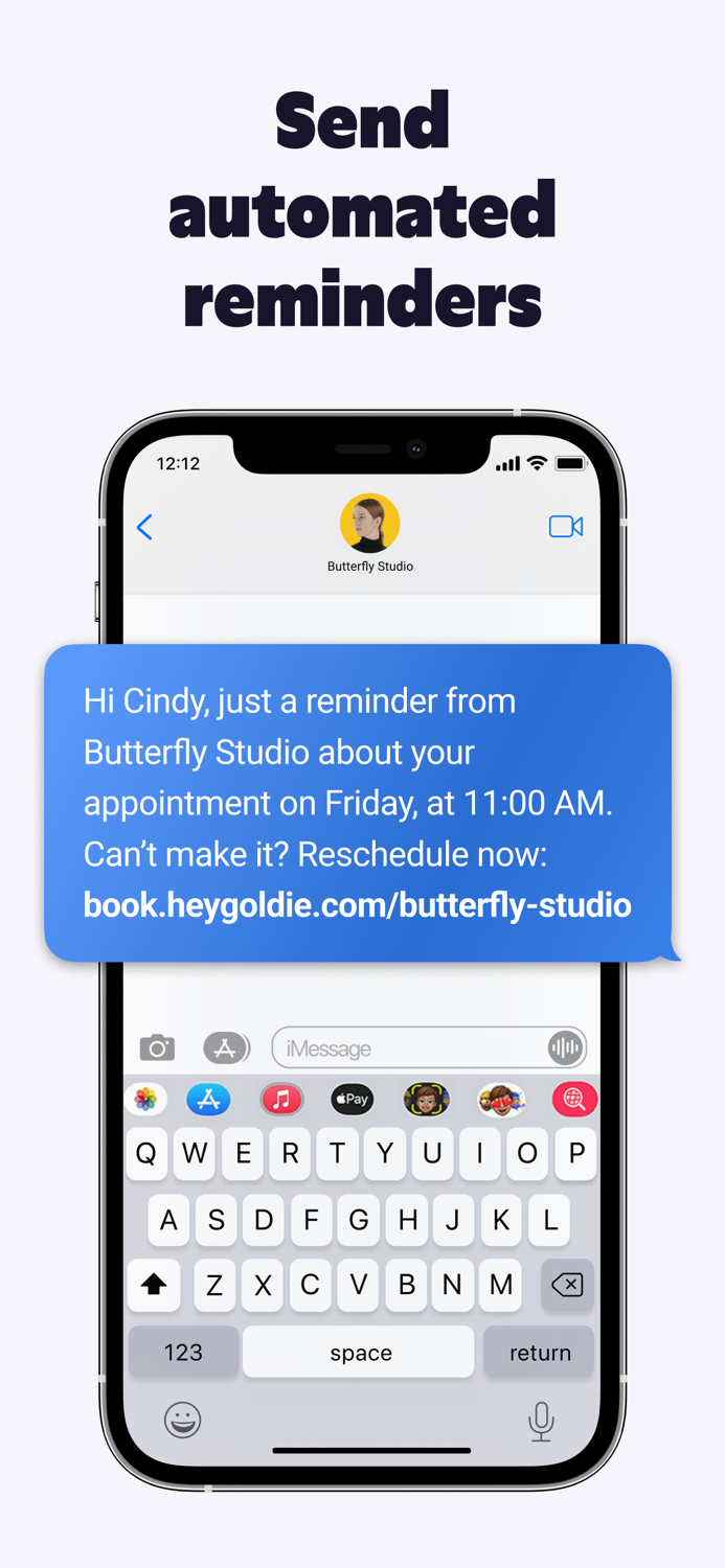 Goldie Scheduling app