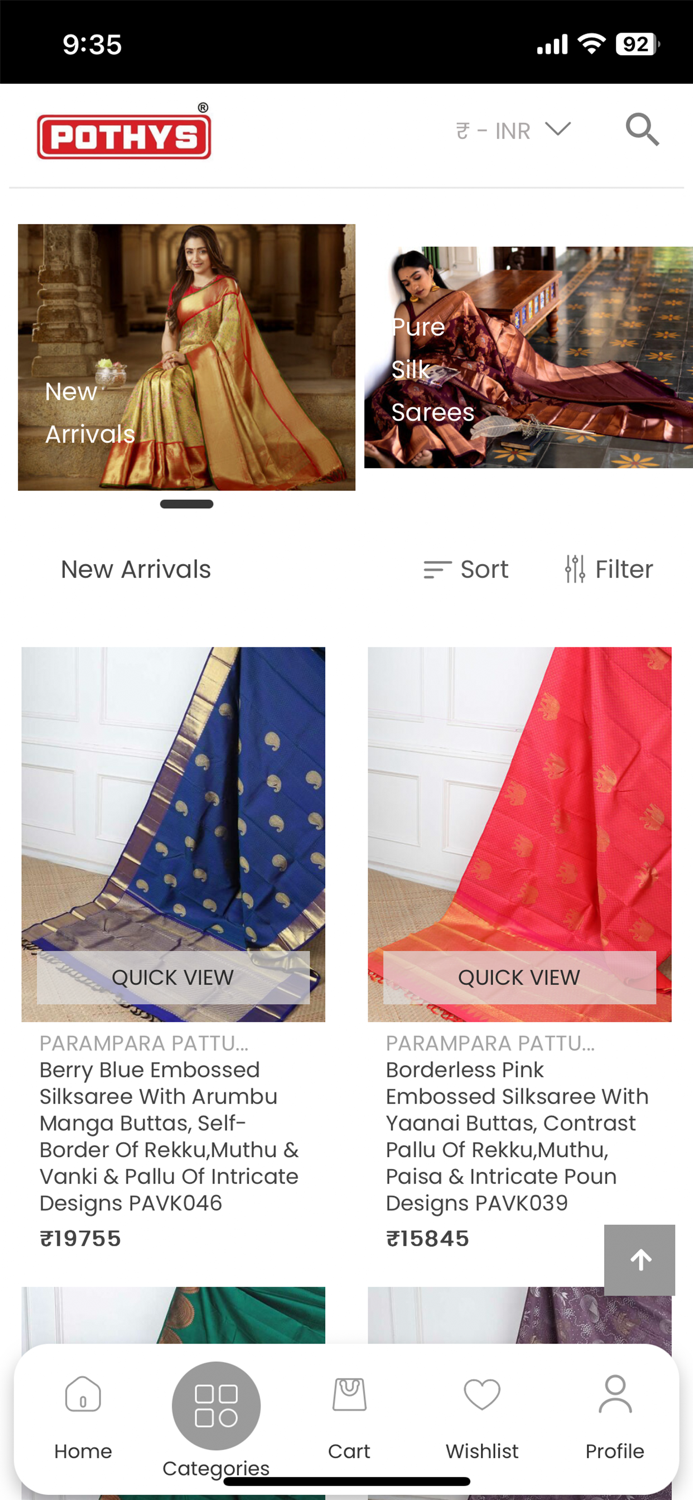 Pothys Aalayam of Silks