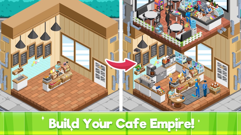 #1. Cafe Tycoon: Idle Empire Story (iOS) Przez: Romit Dodhia