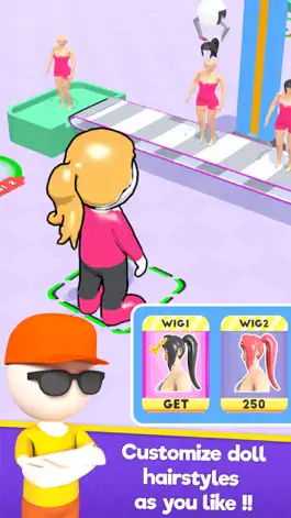 Game screenshot Doll Factory Idle apk