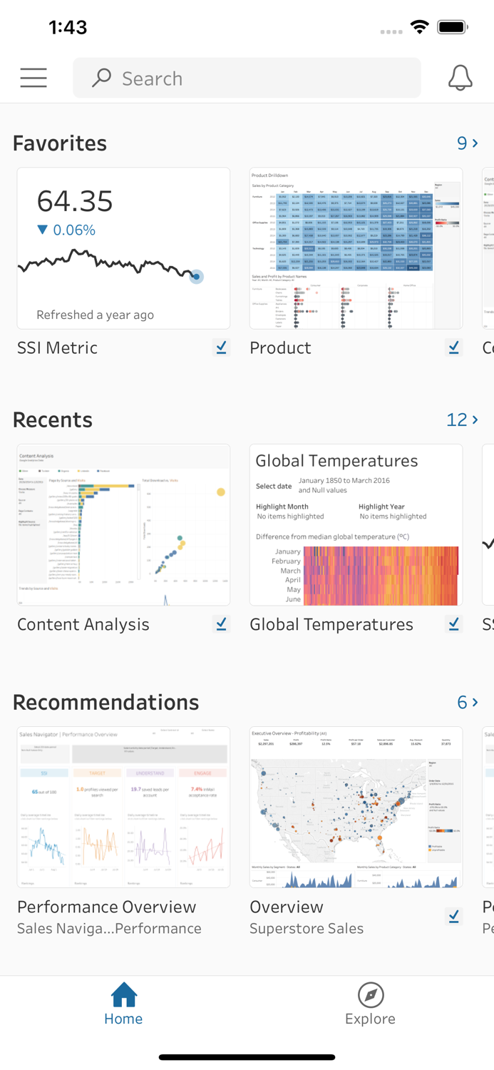 Tableau Mobile for BlackBerry