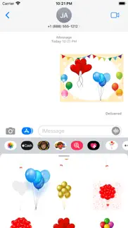 sticker balloon iphone screenshot 4