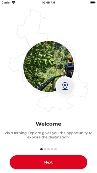 VisitHerning Explore Screenshot