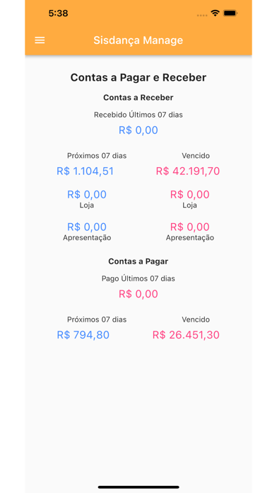 Sisdança Manage Screenshot