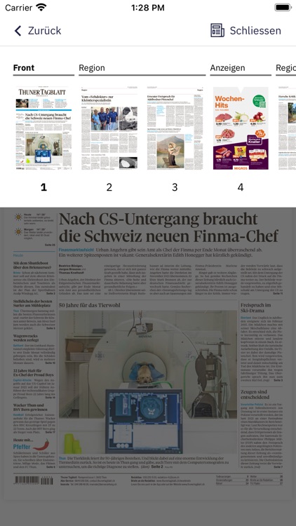 BZ Thuner Tagblatt E-Paper screenshot-3