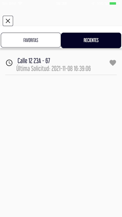 Tu Taxi Manizales Usuario Screenshot