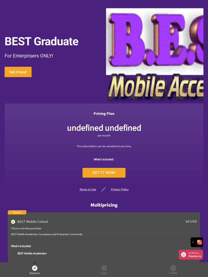 BEST Mobile Accelerator