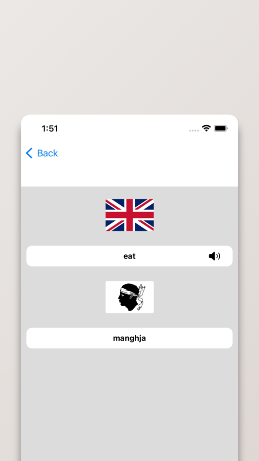 #2. Corsican-English Dictionary (iOS) Podle: FB PUBLISHING LLC