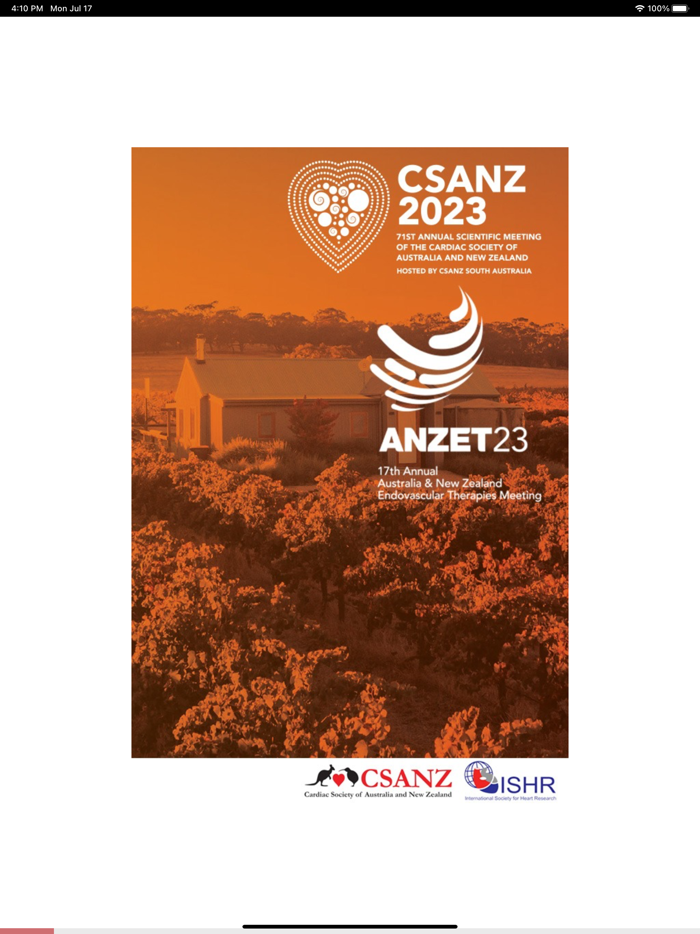 CSANZ and ANZET 2023