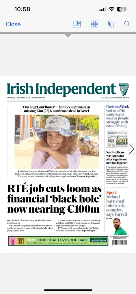Irish Independent ePapers - null