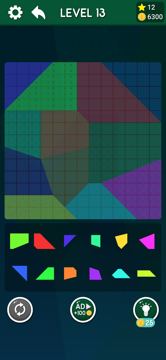 Tangram Match Master Puzzle