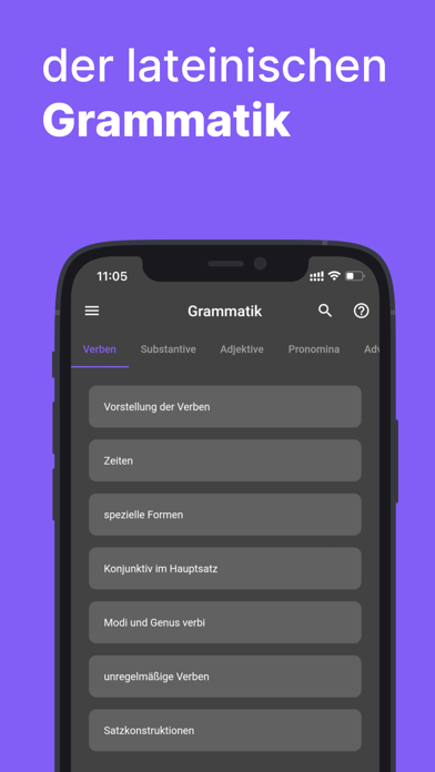 Lateinorum - Deine Lateinapp Screenshot