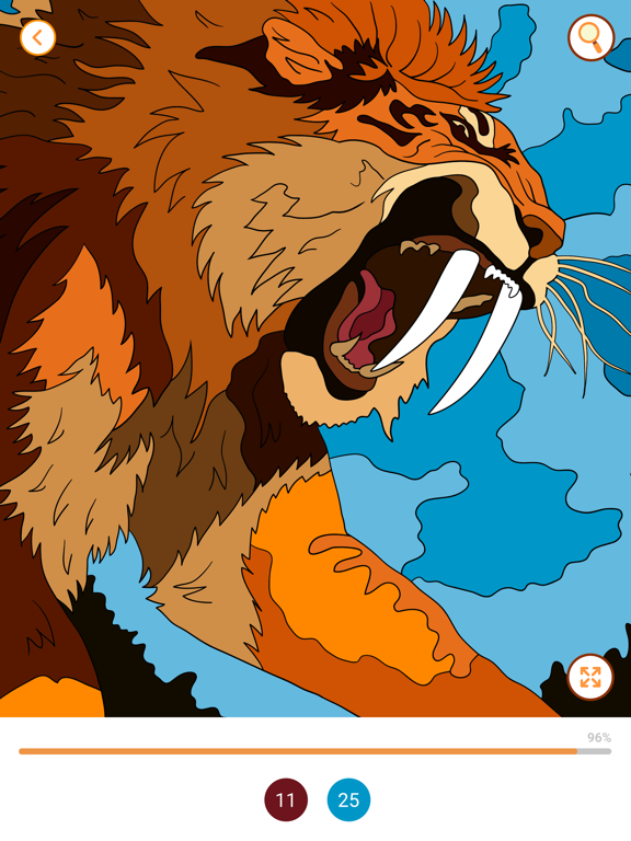 Dino Coloring Encyclopedia iPad screenshot 5 - Entertainment app