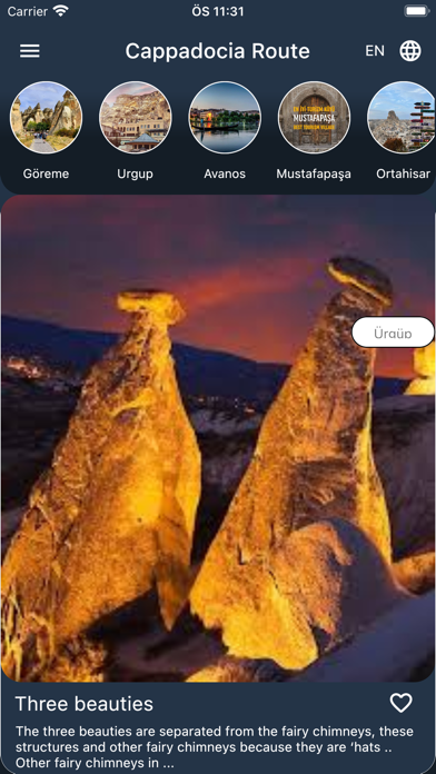Cappadocia Route Screenshot