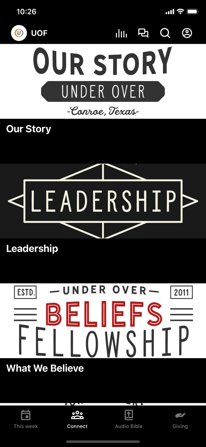 Under Over Fellowship