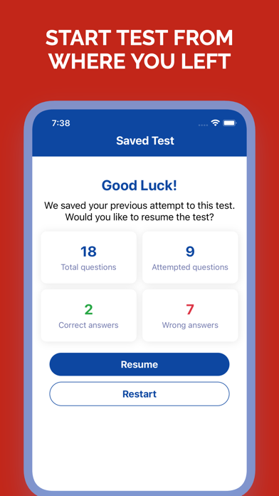 Florida DMV Permit Test Screenshot
