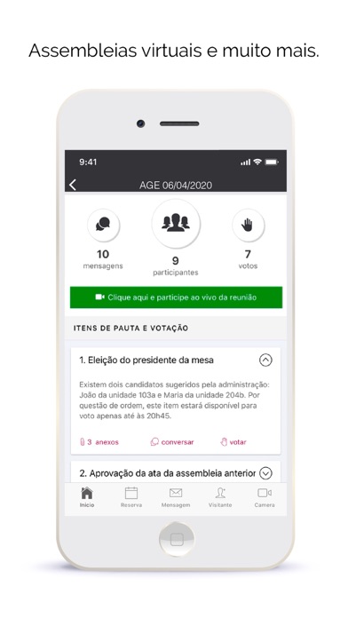 Ícone Gestão Condominial iPhone screenshot 5 - Social Networking app