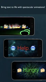 text animation banner iphone screenshot 1