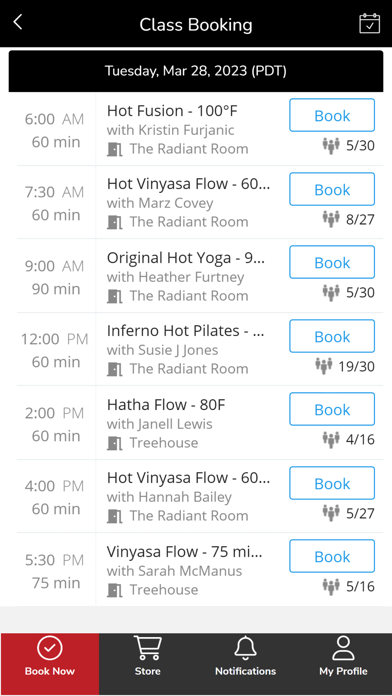 Bend Hot Yoga Screenshot
