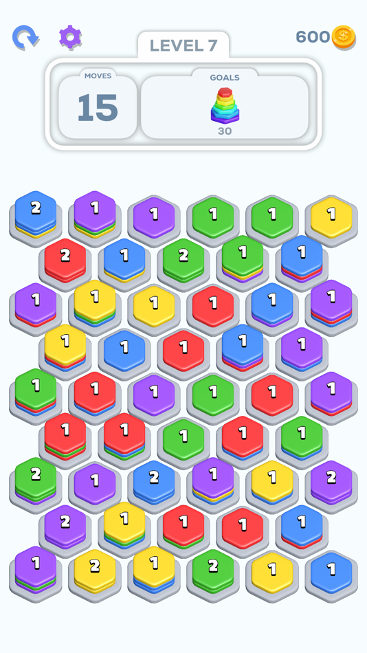 #5. Hex Stacks (iOS) 由: Wery Games Limited