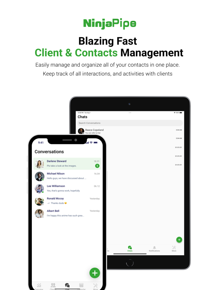 NinjaPipe - CRM  Sales Tools