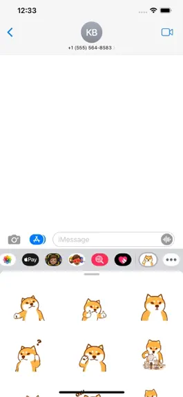 Game screenshot A Shiba Dog Animated Stickers hack