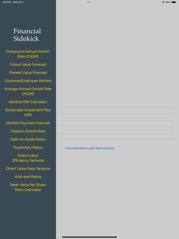 Screenshot #4 pour Financial Sidekick Calculator