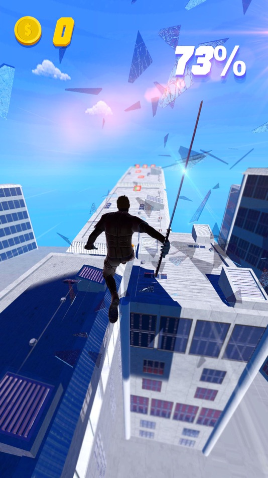 #2. Rooftop Ninja Run (iOS) Podle: Mad Hook