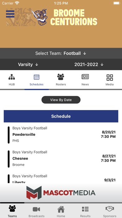 Broome Centurion Athletics Screenshot