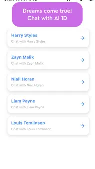 Chat with AI for Directioners iphone bilder 0