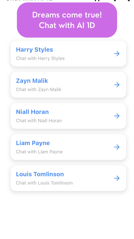Chat with AI for Directioners - 1.2 - (iOS)