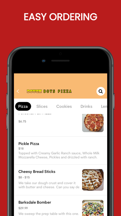 Dough Boys Pizza Online Screenshot