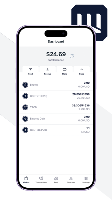 EDK Wallet Screenshot
