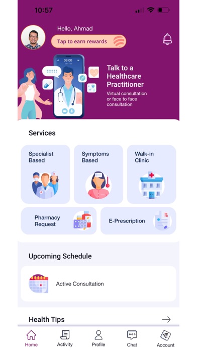 Tap2Health Screenshot