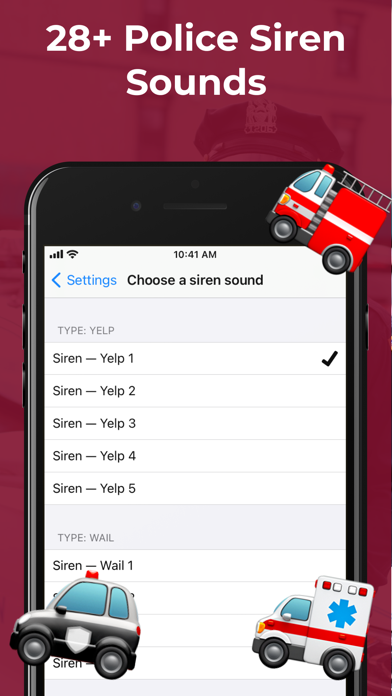 Police Siren, Taser, Strobe Screenshot