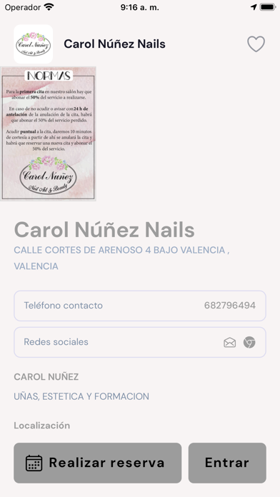 Carol Núñez Nails Screenshot