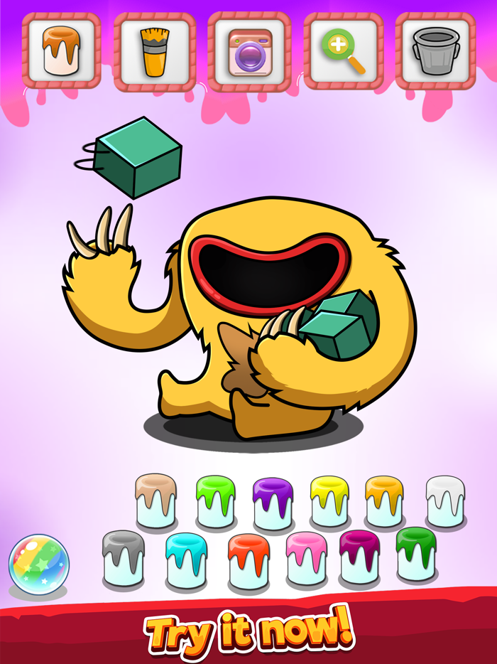 Color joyvilleand Draw Game ART