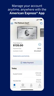 amex iphone screenshot 1