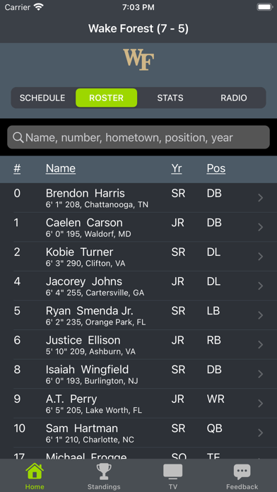 Screenshot #2 pour Wake Forest Football