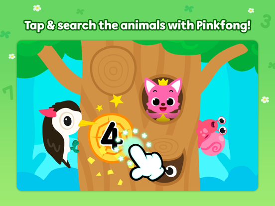 Pinkfong Numbers Zoo iPad app afbeelding 1